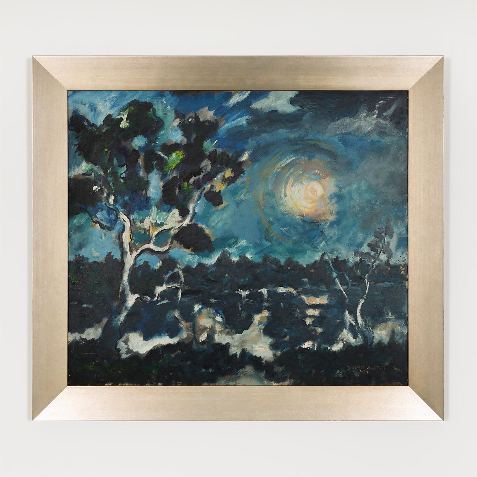 Landscape Painting Gershon Iskowitz - Minuit
