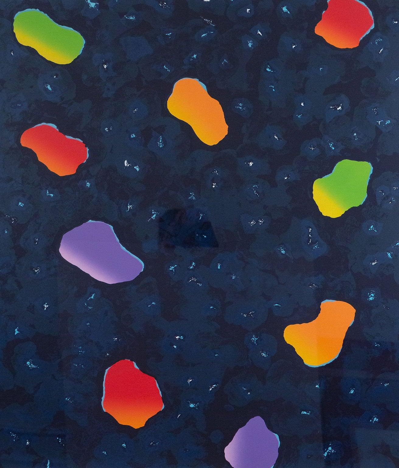 Midnight No. 2 - Abstract Print by Gershon Iskowitz