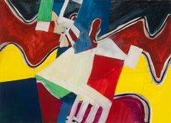 Gerson Leiber „Dense Yet Tender“ Öl und Graphit auf Leinen, Öl und Leinen, 2015