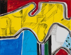 Gerson Leiber "Hopefully, A Fruitful Moment" Oil and Graphite on Linen, 2015