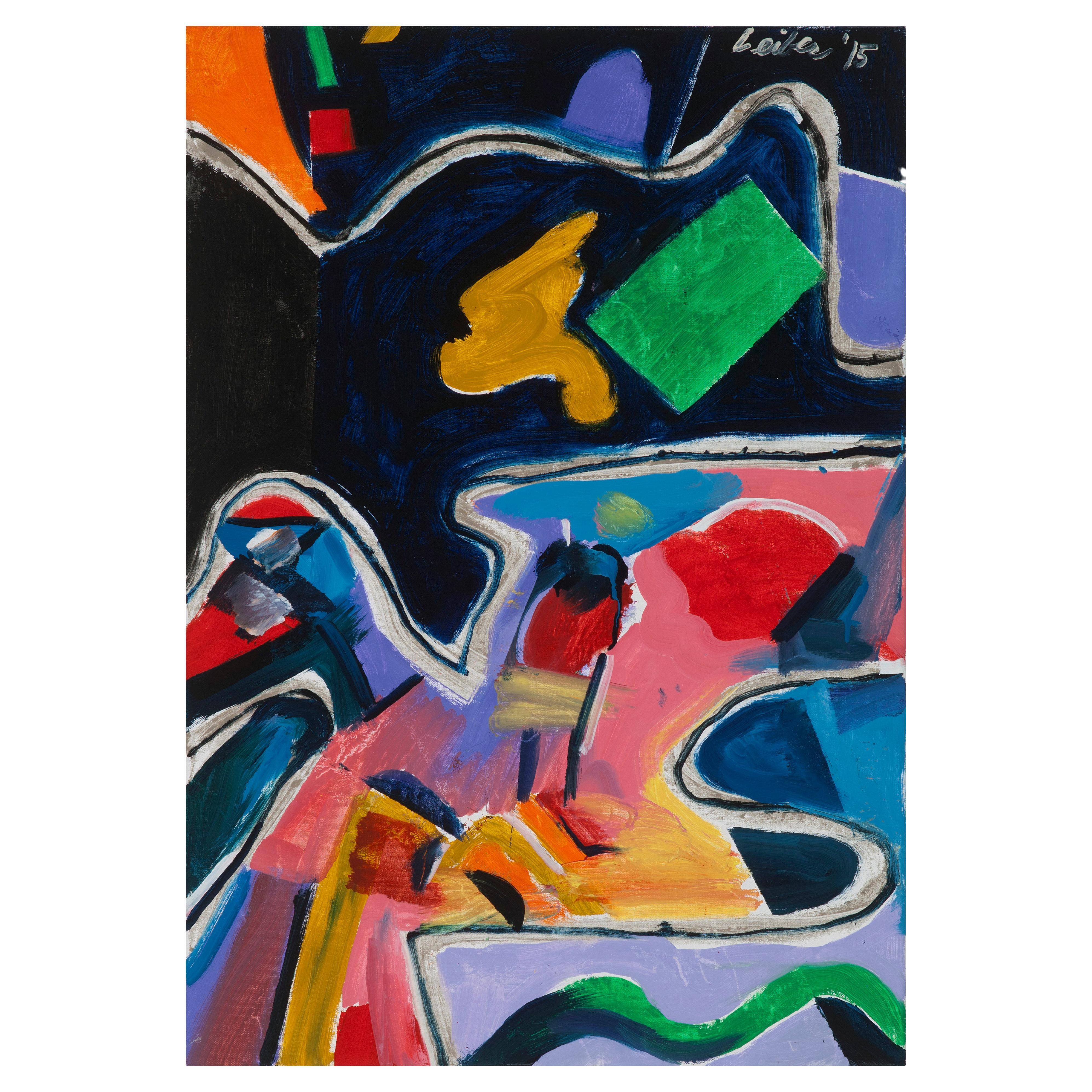 Gerson Leiber "Espero un caos controlado" Óleo sobre lino, 2015
