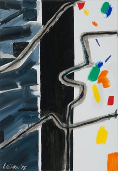 Gerson Leiber "Simplicity Is Hard to Achieve" Oil on Linen, 2015