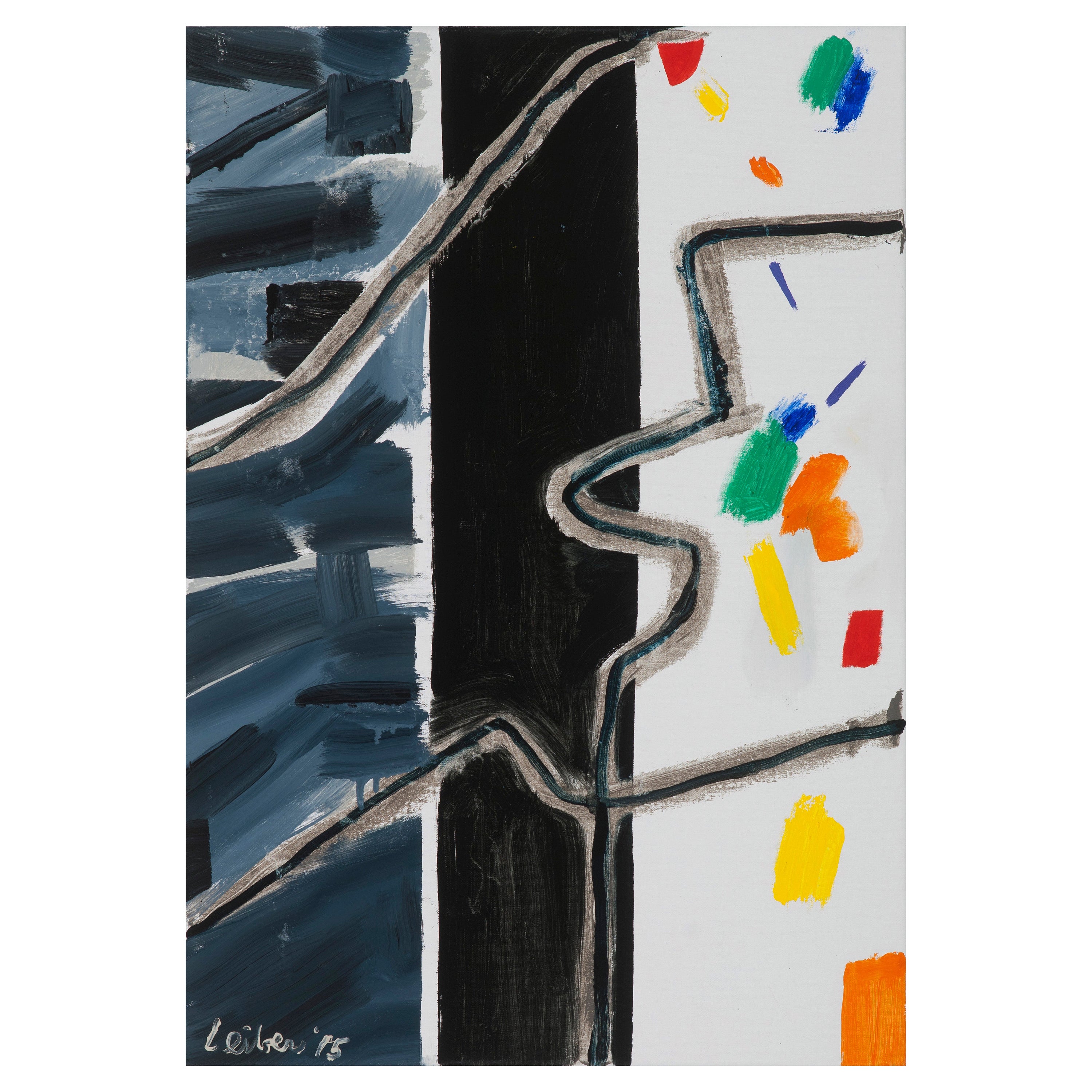 Gerson Leiber « Simplicity Is Hard to Achieve », huile sur lin, 2015