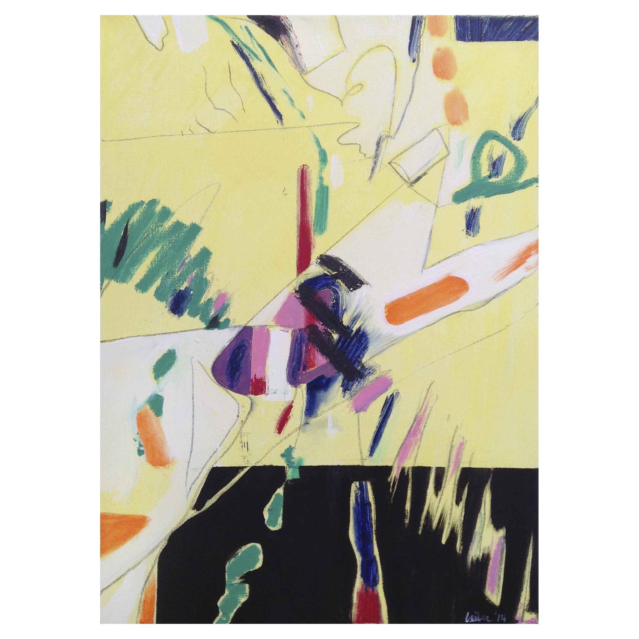 Gerson Leiber "Le implicazioni sono chiare" Olio su lino, 2014 in vendita