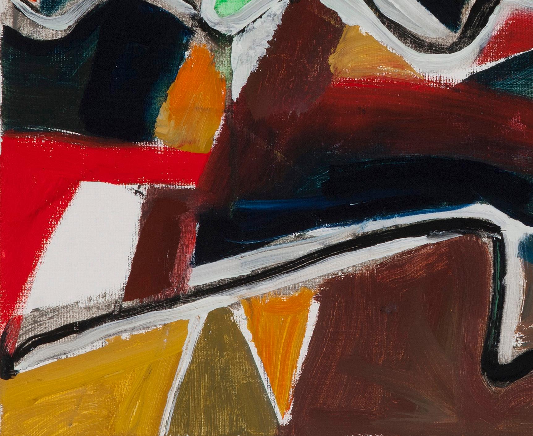 Gerson Leiber „Die Omnipresence von Chutzpah“, Öl und Graphit auf Leinen, Öl, 2015 im Zustand „Hervorragend“ im Angebot in New York, NY