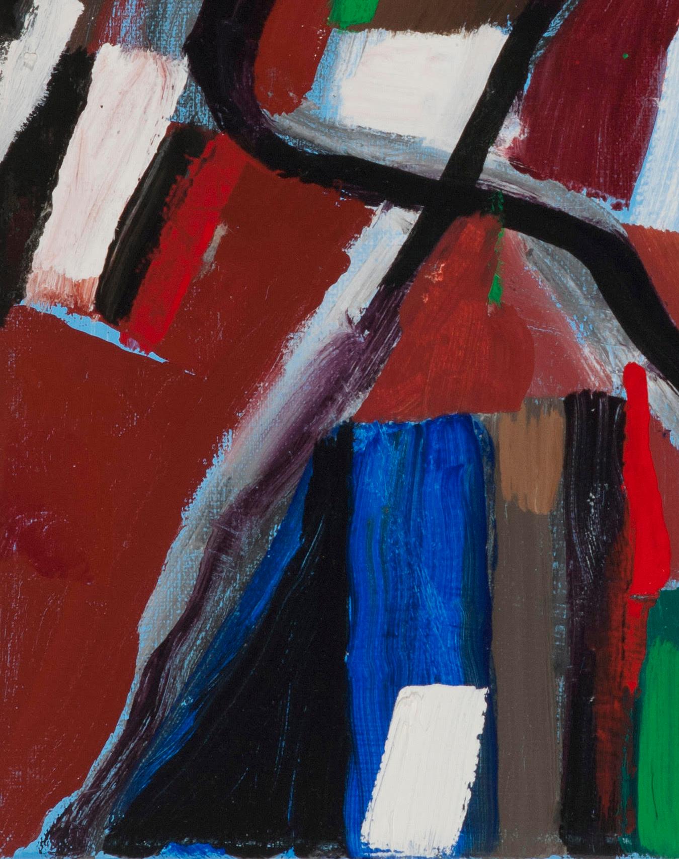 Gerson Leiber: „There Is A Tug of Undeclared War Here“, Öl auf Leinen, 2015 im Zustand „Hervorragend“ im Angebot in New York, NY