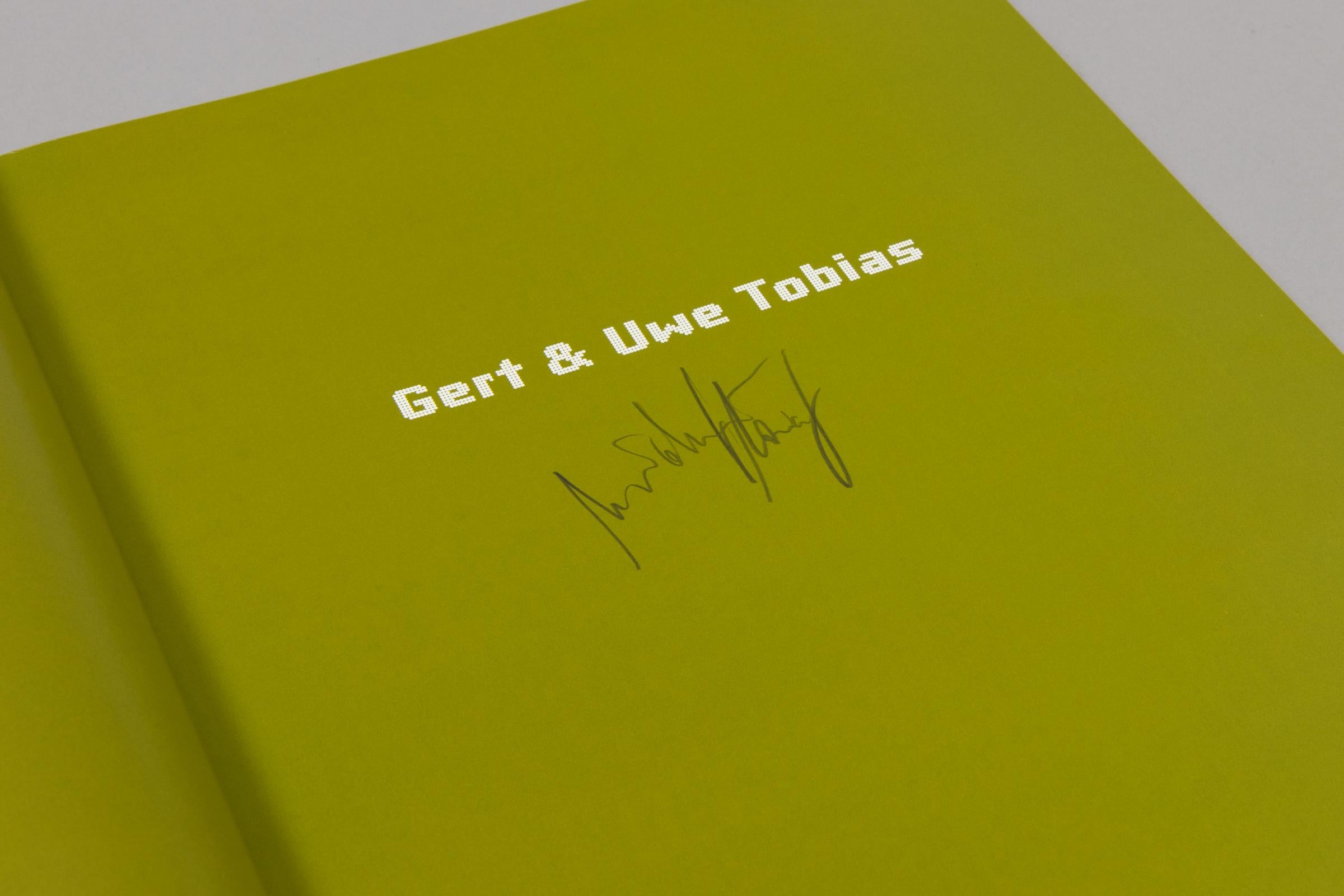 Gert & Uwe Tobias, Sans titre, gravure unique peinte à la main, signée, art abstrait en vente 5
