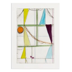 Gert & Uwe Tobias, Ohne Titel – einzigartige handbemalte Radierung, signiert, abstrakte Kunst