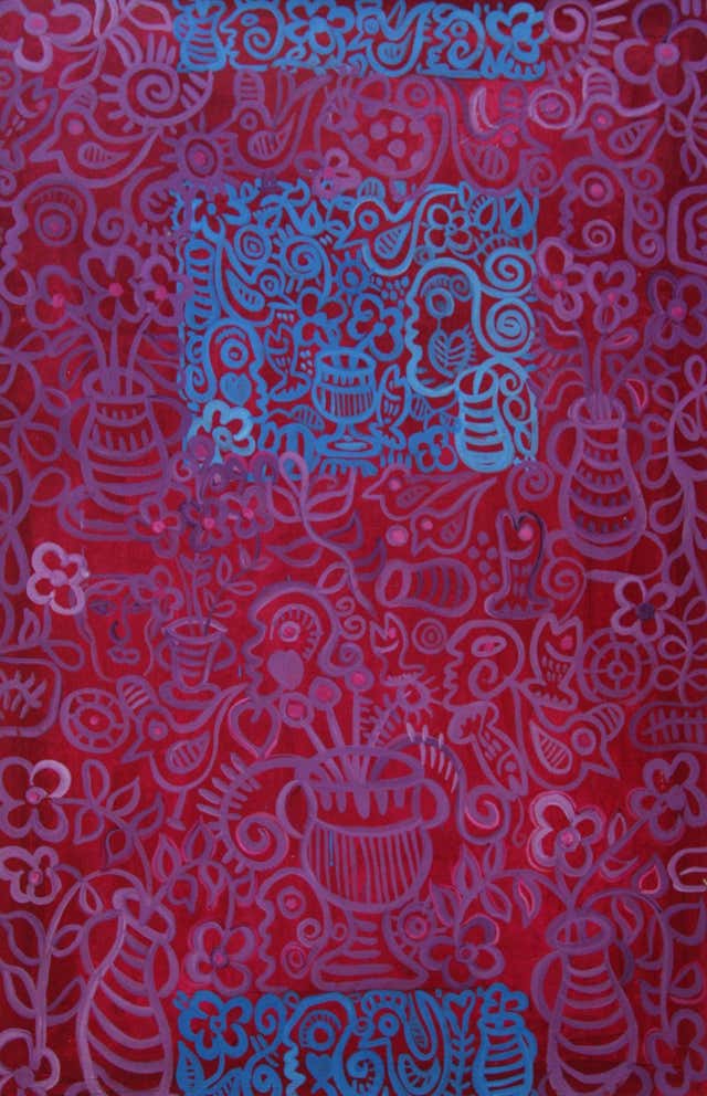 Elizabeth Riley - Elizabeth Riley, Hook Made From Ether, 2017, Acrylic ...