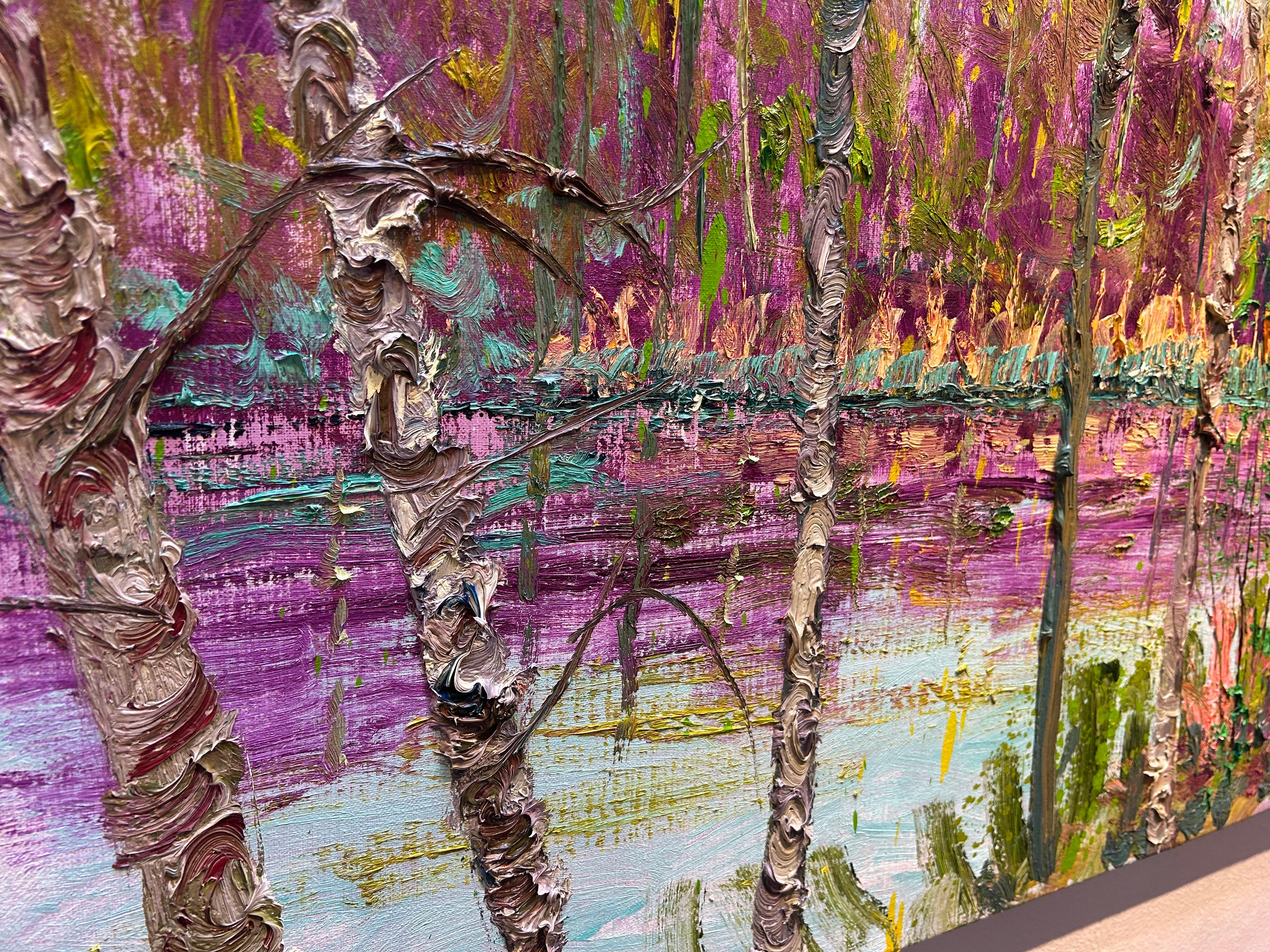 Derrière M 2 peinture à l'huile sur toile Nature Modern Outdoors Tree Forest en stock

Née à Valthermond, 1971 - Pays-Bas

Au cours de ses études, Gertjan a décidé d'abandonner le concept de la peinture en studio et d'embrasser la riche expérience