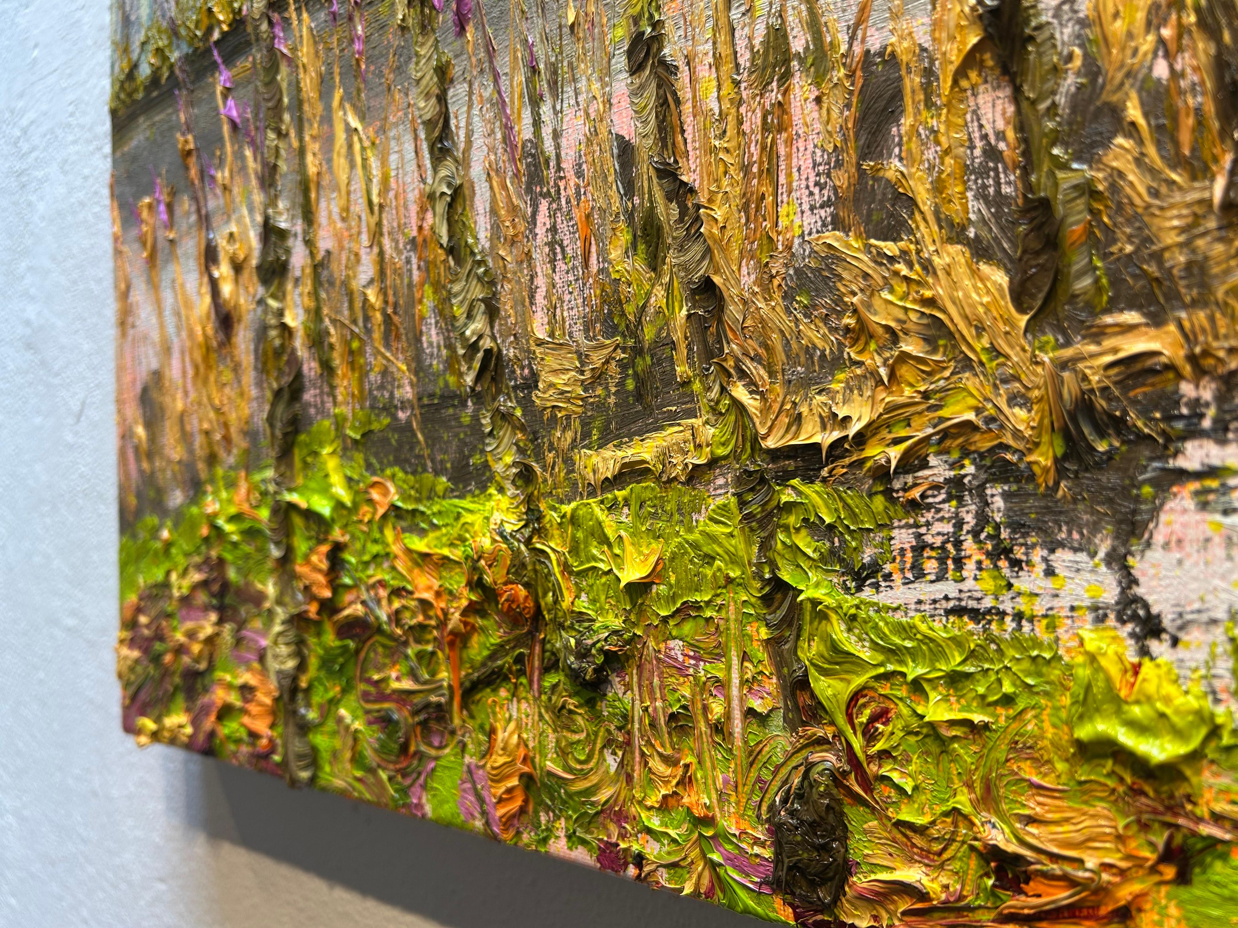 Kleine T, Ölgemälde auf Leinwand, Modernes Nature Forest Outdoors, auf Lager im Angebot 4