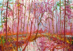 Segundo Sassenhein Pintura al Óleo sobre Lienzo Naturaleza Moderna Árbol al Aire Libre En Stock