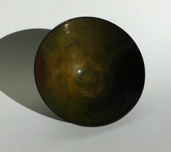 Gertrud e Otto Natzler: eccellente ciotola svasata con etichetta originale