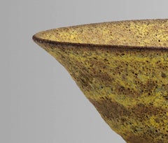 Gertrud and Otto Natzler Important Large Sulphur Crater Bowl 1959