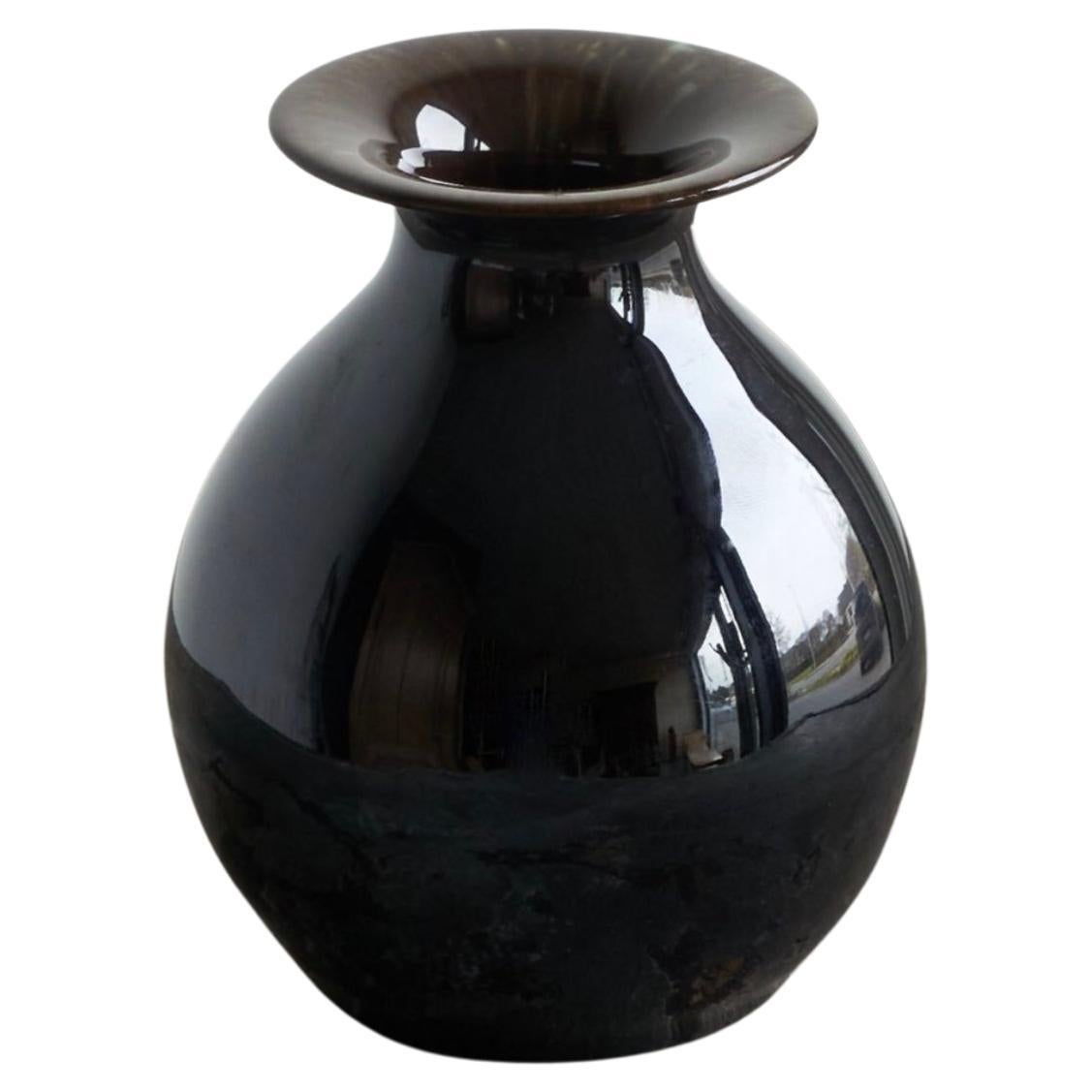 Gertrud and Otto Natzler Rare Studio Pottery Vaso della metà del XX secolo