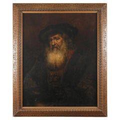 Gertrud Bock-Schnirlin Bearded Old Man After Rembrandt