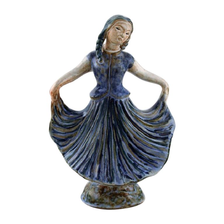 Gertrud Kudielka for Hjorth 'Bornholm', Dancing girl, 1960s For Sale