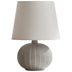 Attribuzione Gertrud Lönegren, Lampada da tavolo, Gres, Svezia, anni '40