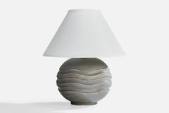 Gertrud Lönegren, Table Lamp, Stoneware, Sweden, 1940s