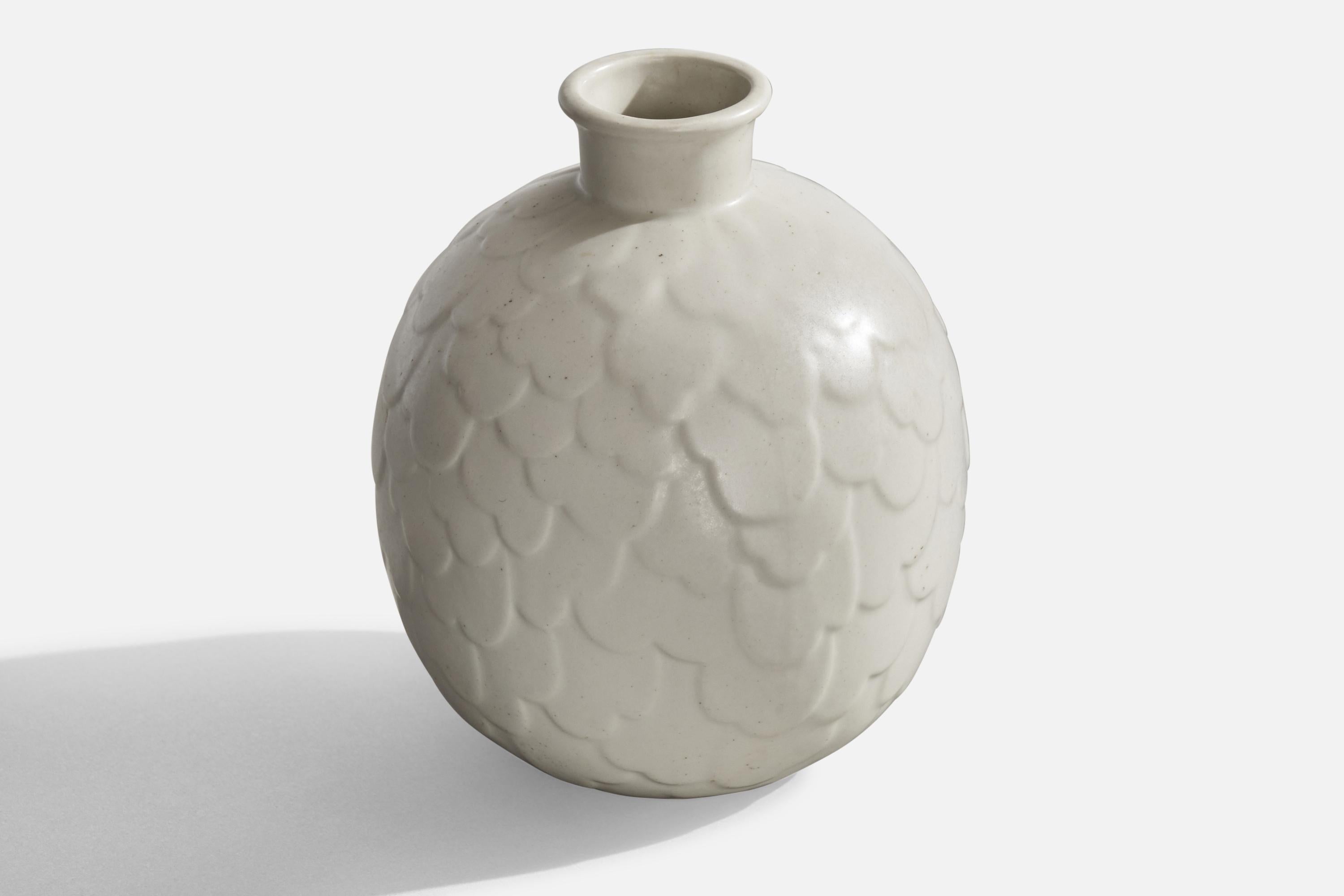 Scandinavo moderno Gertrud Lönegren, Vaso, Gres, Svezia, anni '40 in vendita