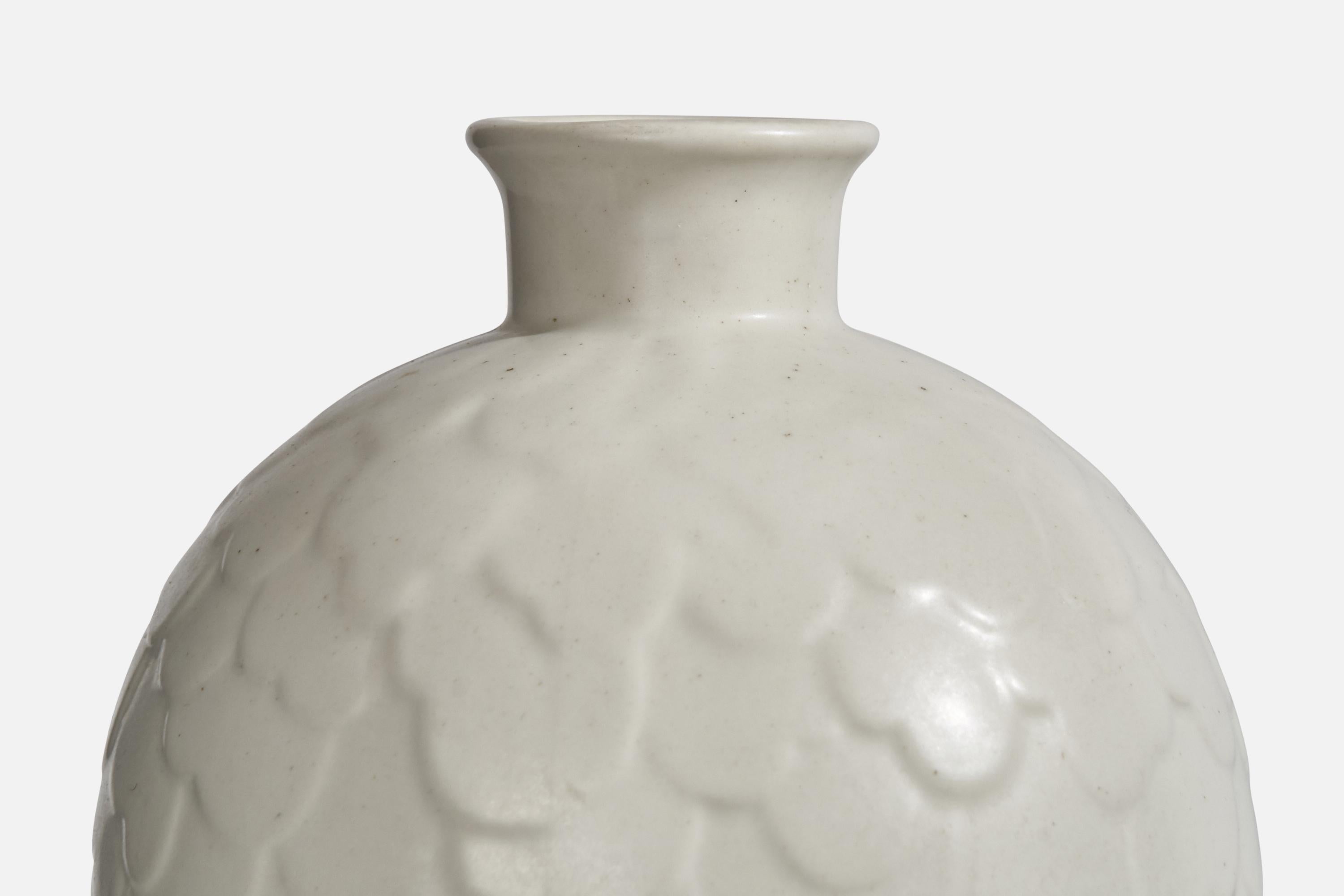 Metà XX secolo Gertrud Lönegren, Vaso, Gres, Svezia, anni '40 in vendita
