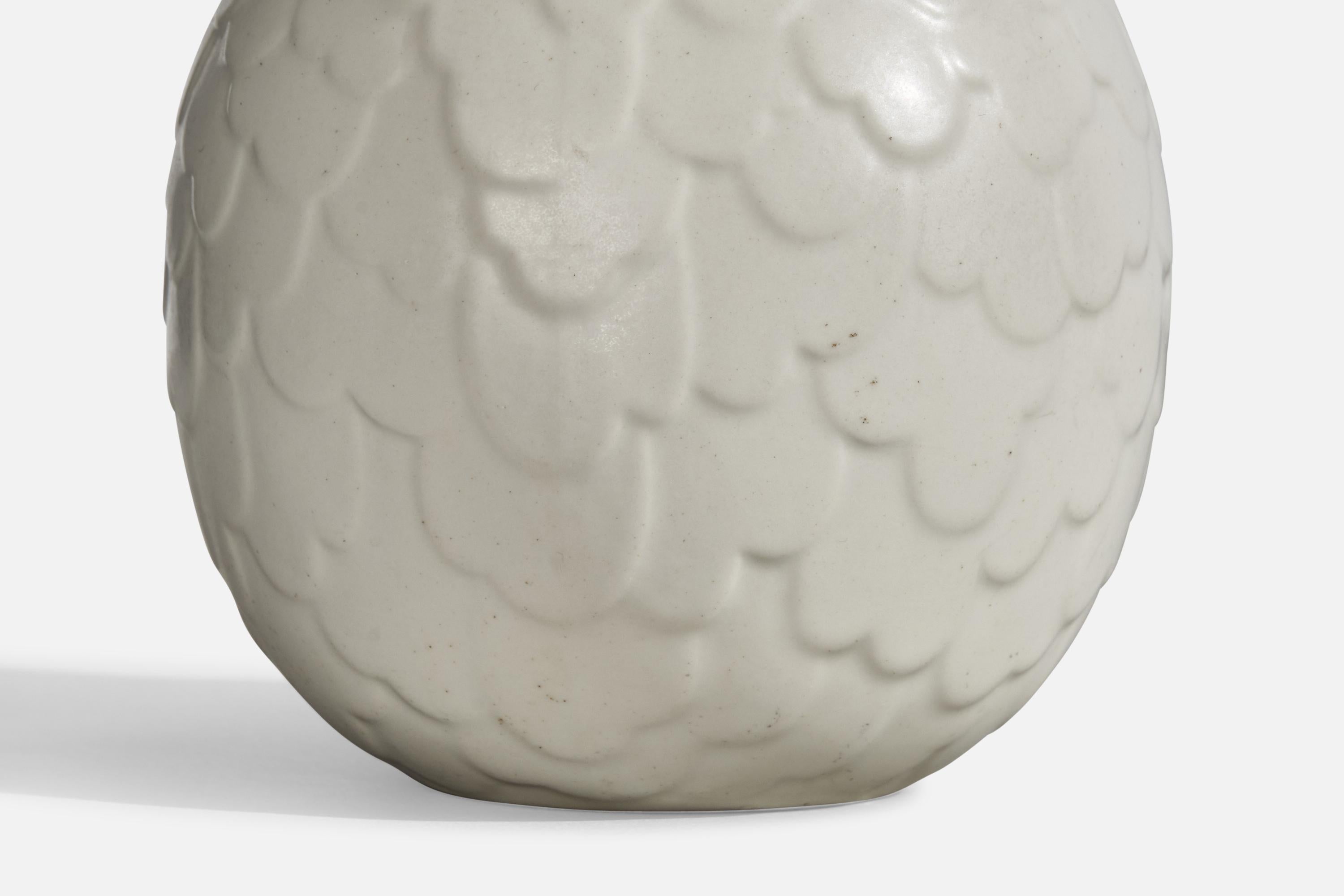 Grès porcellanato Gertrud Lönegren, Vaso, Gres, Svezia, anni '40 in vendita
