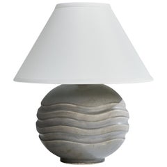 Gertrud Lönegren, Table Lamp, Stoneware, Sweden, 1940s