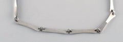 Gertrude Engel for Anton Michelsen, Modernist Necklace in Sterling Silver, 1961