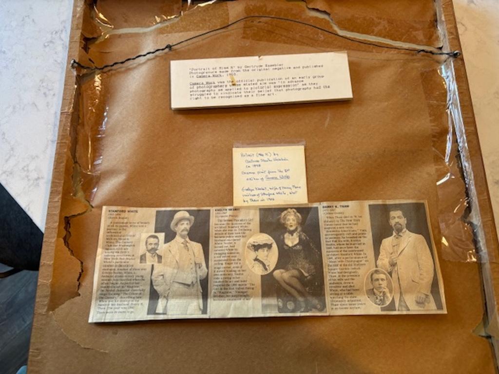 Portrait of Miss N. (Evelyn Nesbit) - Photograph by Gertrude Kasebier