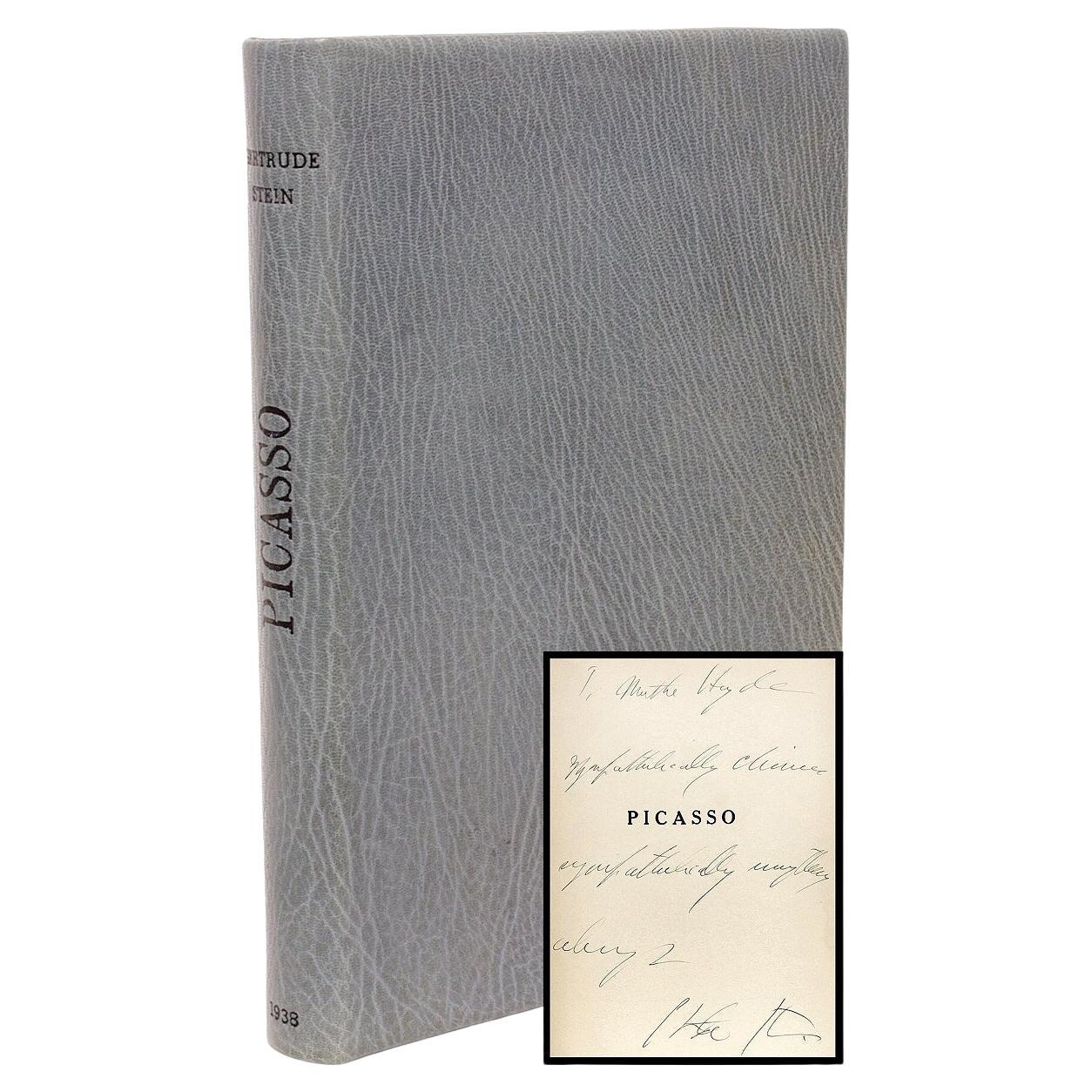 Gertrude Stein Anciens et Modernes Picasso, première édition de présentation, copie de présentation 1938
