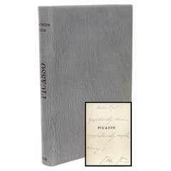 Gertrude Stein Anciens et Modernes Picasso, première édition de présentation, copie de présentation 1938