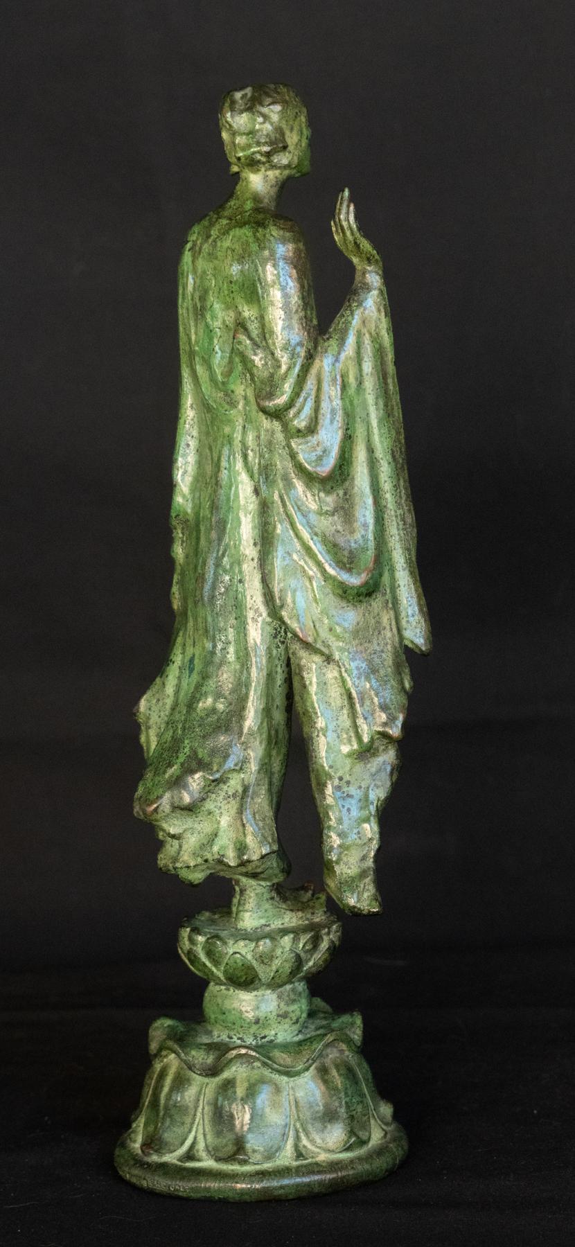 Bronzeskulptur „Chinoise“ von Gertrude Vanderbilt Whitney, um 1915 (amerikanisch) im Angebot