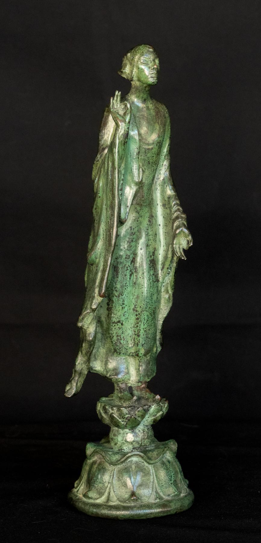 Bronzeskulptur „Chinoise“ von Gertrude Vanderbilt Whitney, um 1915 (Gegossen) im Angebot