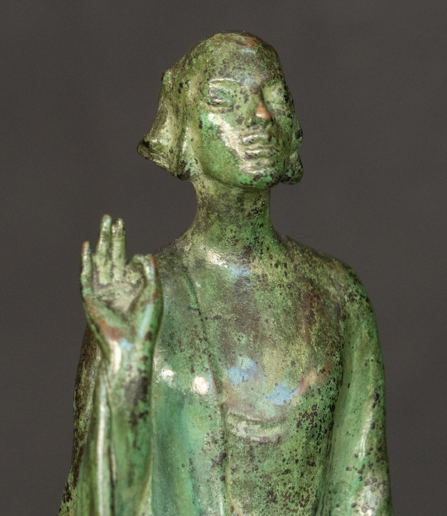 20ième siècle Sculpture en bronze 