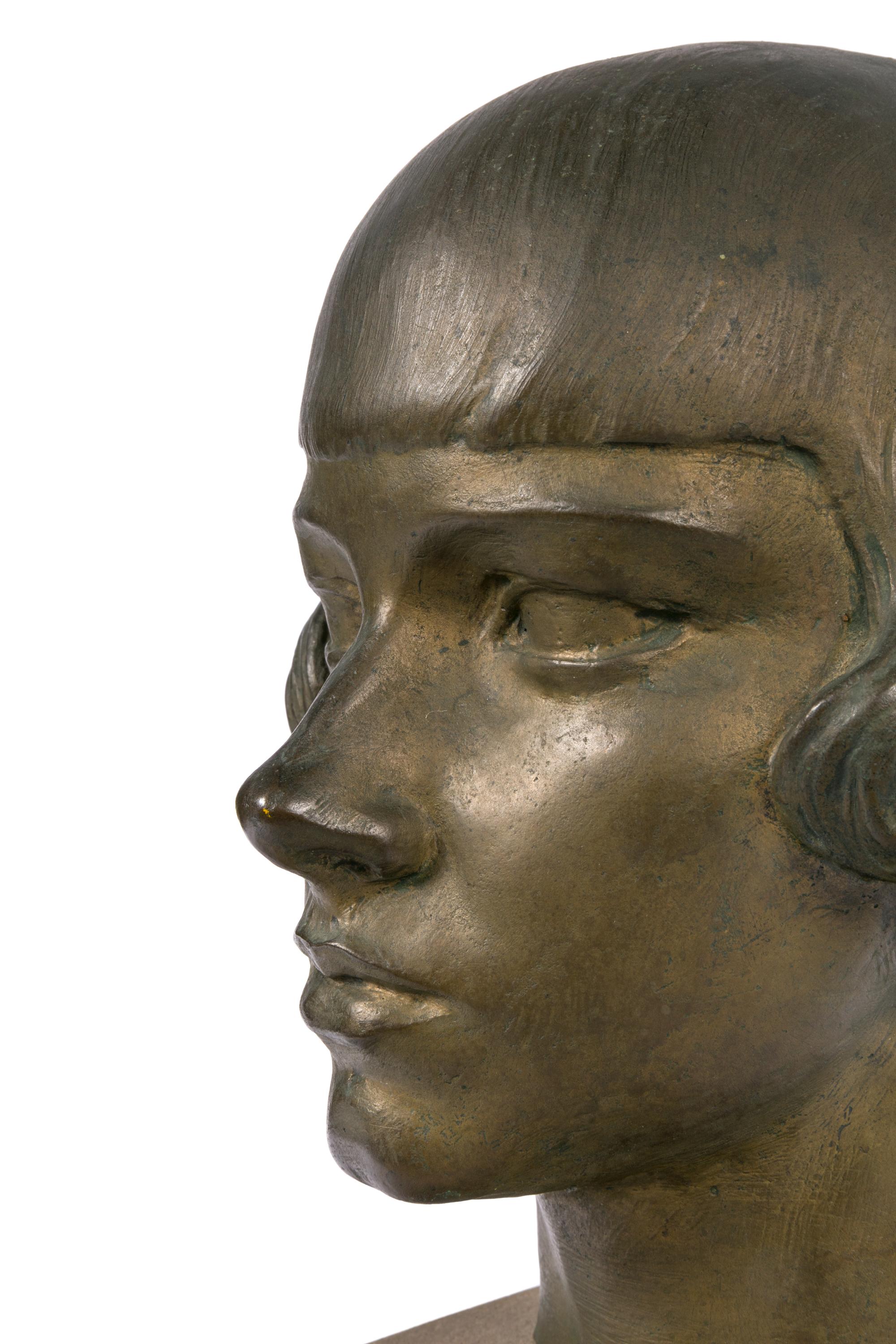 American Gertrude Vanderbilt Whitney Bronze Sculpture 