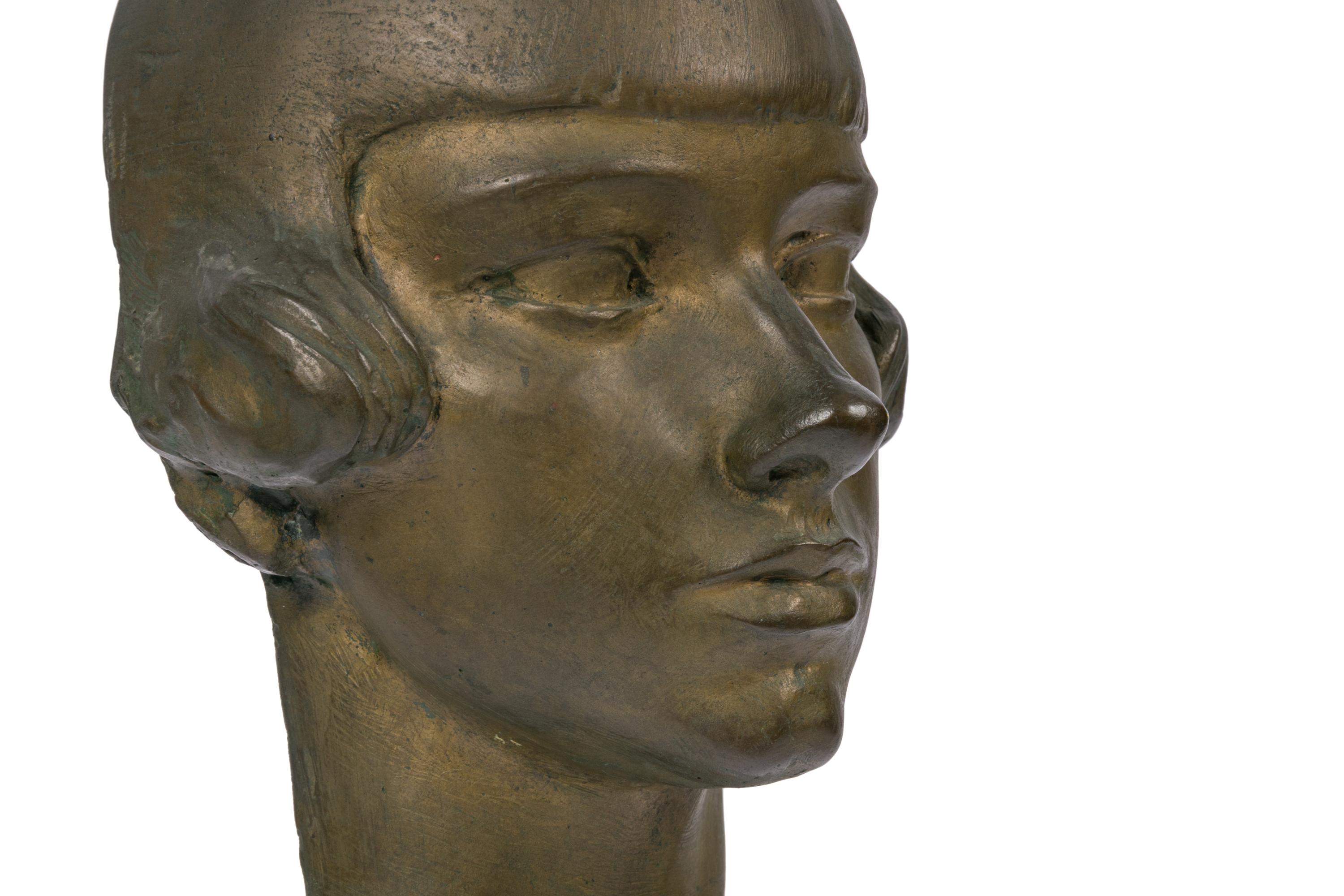 Cast Gertrude Vanderbilt Whitney Bronze Sculpture 
