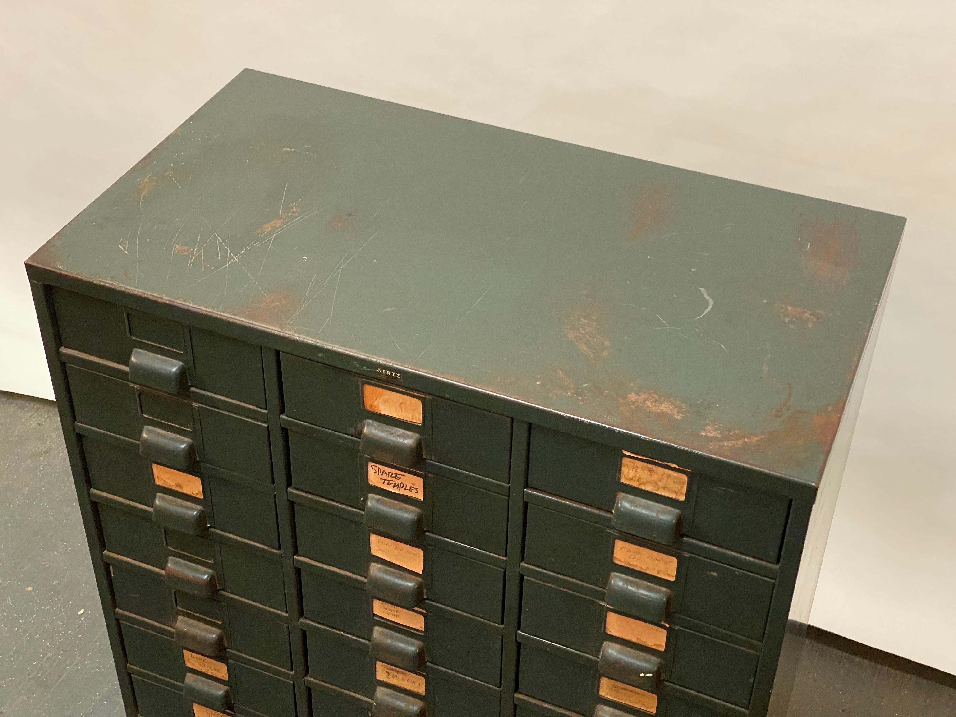 Gertz Industrial Era 27 Drawer Steel File Cabinet 1