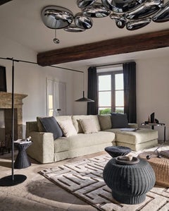 Gervasoni Bolla 10 Couchtisch / Hocker - design Michael Sodeau - Blueberry