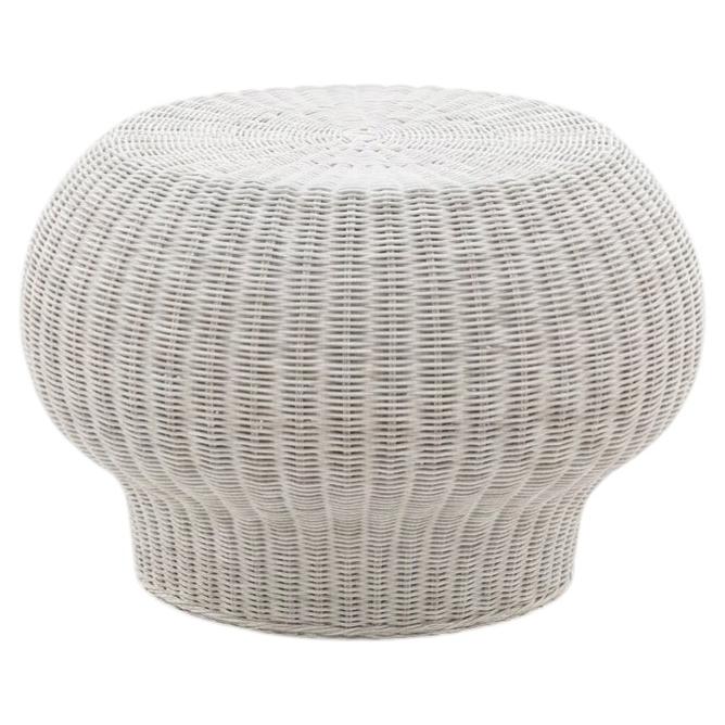 Gervasoni Bolla 10 Table basse / Tabouret - design Michael Sodeau - Blanc