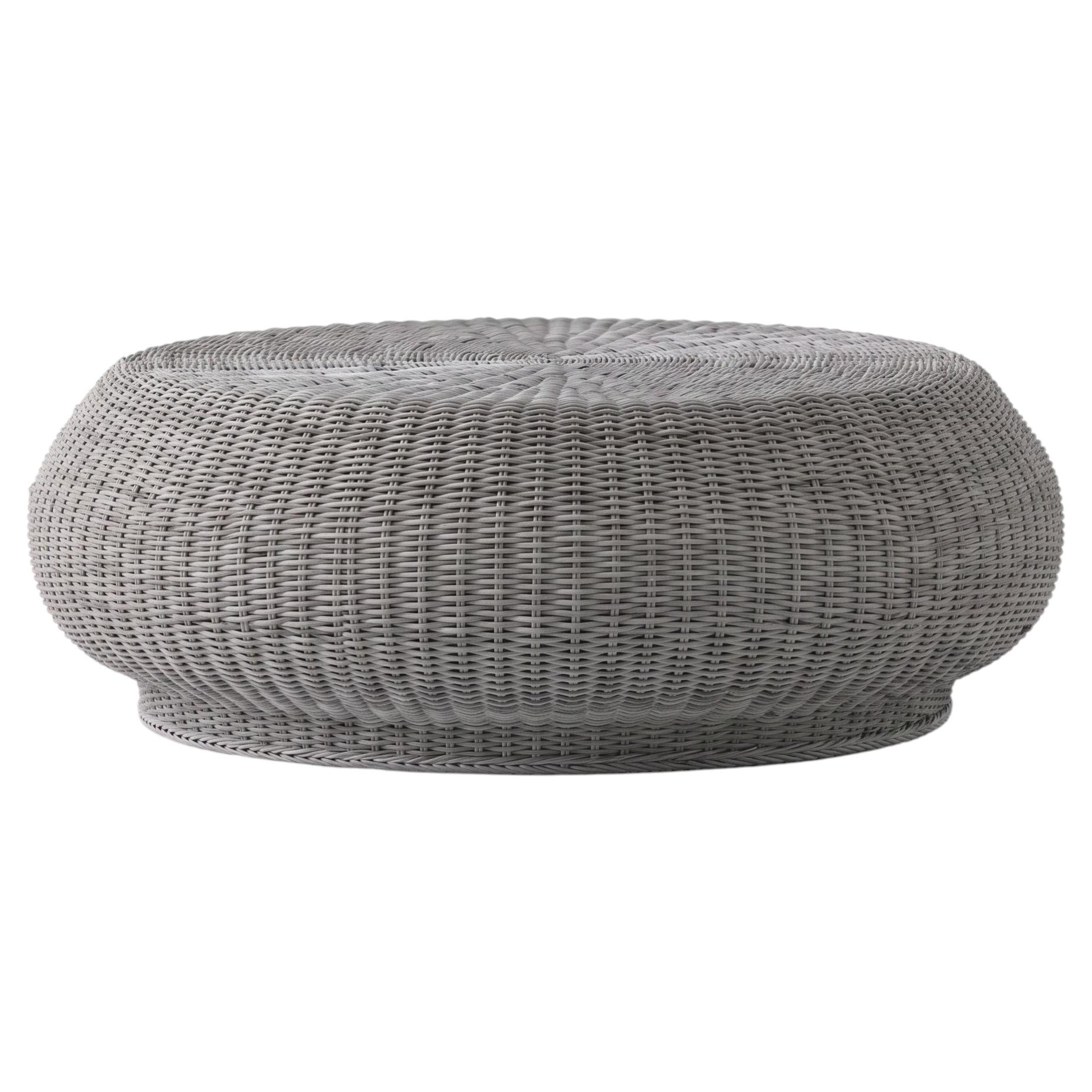 Gervasoni Bolla 15 Table basse / Pouf - design Michael Sodeau - Gris en vente