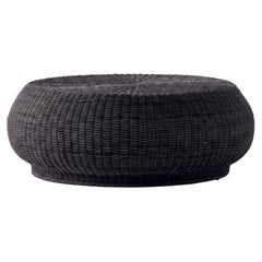 Gervasoni Bolla 15 Coffee Table / Pouf - design Michael Sodeau - Black