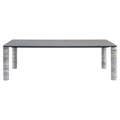 Gervasoni Brick 144 Rectangular Table – design Paola Navone - Lava stone