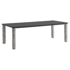 Gervasoni Brick 144 Rectangular Table design Paola Navone - Lava stone