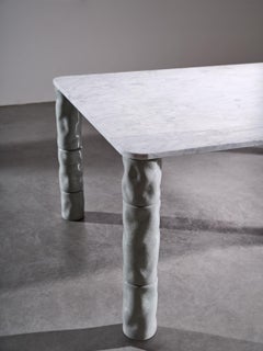 Gervasoni Brick 144 Mesa rectangular diseño Paola Navone - Mármol blanco de Carrara