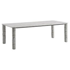 Gervasoni Brick 144 Mesa rectangular diseño Paola Navone - Mármol blanco de Carrara