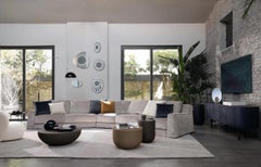 Miroir mural rond Gervasoni Brick 99 - design Paola Navone