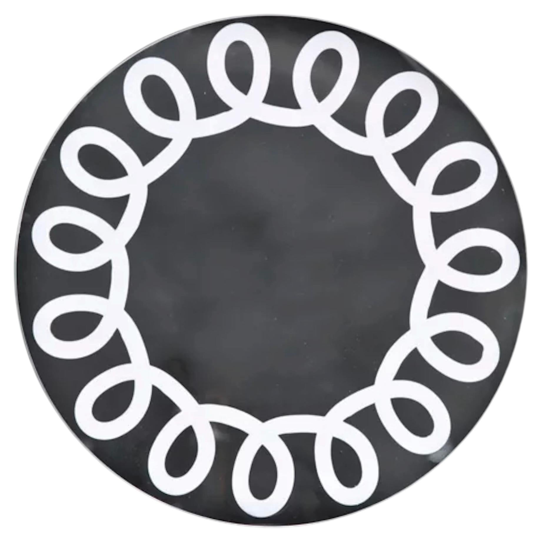 Gervasoni Brick 99 Round Wall Mirror – design Paola Navone For Sale