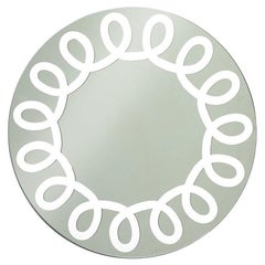 Gervasoni Ziegelstein 99 Wandspiegel in Weiß lackiert von Paola Navone