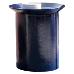 Gervasoni BRISE 43 Round Side Table – Federica Biasi - Blue