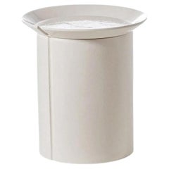 Gervasoni BRISE 43 Round Side Table – Federica Biasi - White
